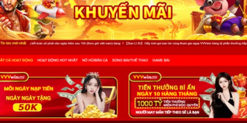 Vài nguyên nhân không nhận được khuyến mãi VVVwin 