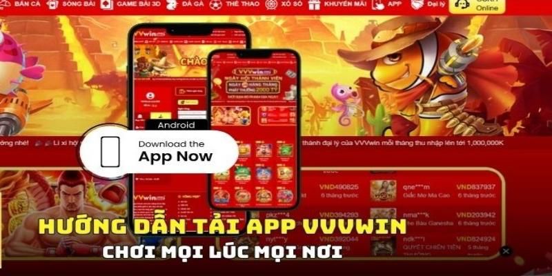 Tải App VVVwin - Thử Trải Nghiệm Cá Cược Mọi Lúc, Mọi Nơi 1 tai app vvvwin